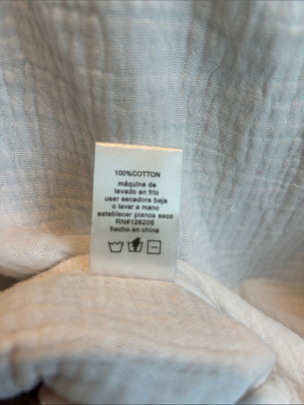 Joie White Cotton Top (XL) - Picture 3 of 5